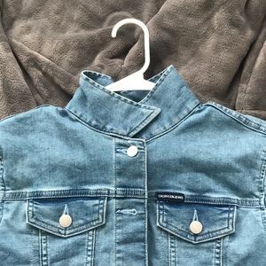 calvin klein jean jacket
